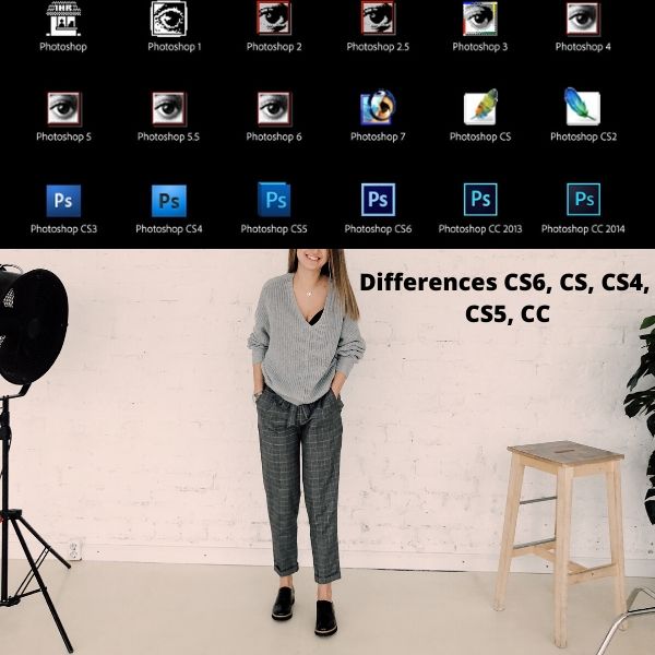 Differences between Photoshop (CS6, CS, CS4, CS5)