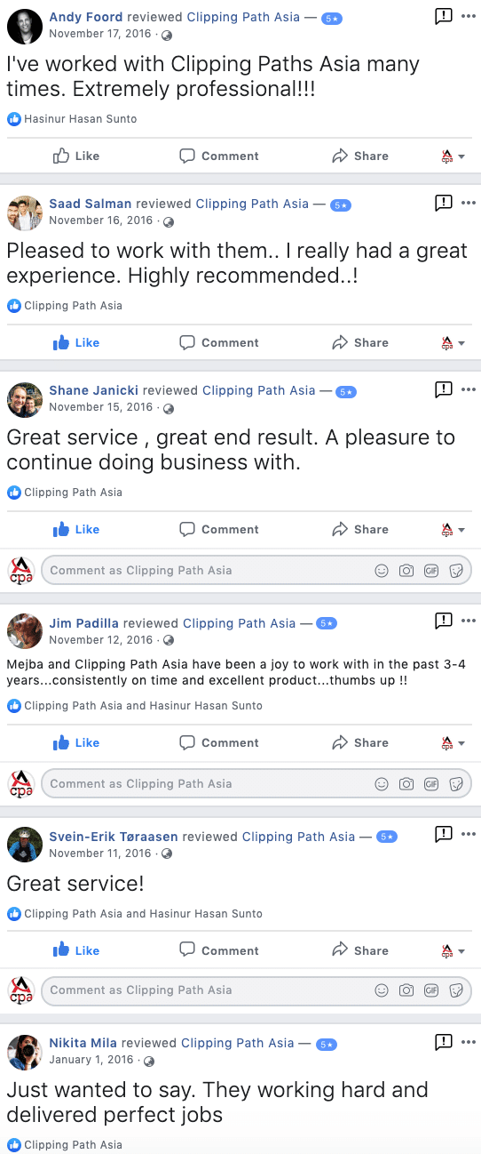 Facebook Customer Reviews