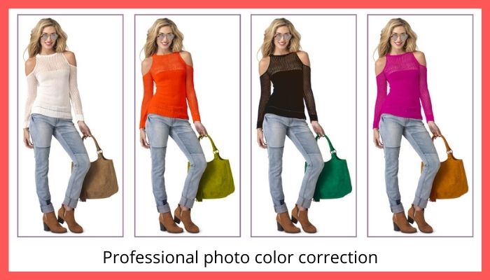 Professional photo color correction Professional photo color correction
